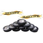 Tüysüz Bez Bant Elektrik Kablo Bandı 19 Mm X 15 Metre 10 Adet