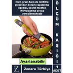 Tuz Şeker Kahve Yağ Baharat Supplement Protein Herbalife Ayarlanabilir Hassas Ölçüm Kaşığı 5 Gr/ml