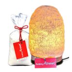 Tuzcu Ahmet Beyaz Tuzdan Yapılmış 4-5 Kg Tuz Lamba Kaya Tuzu Hediyeli
