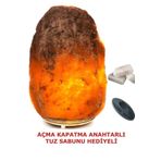 TUZSHOP Çankırı Kaya Tuzu 4-6 Kg Doğal Tuz Gece Lambası Açma Kapatma Anahtarlı
