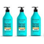 Tuzsuz Parabensiz Buğday Proteinli Keratin Bakım Brezilya Fönü Sonrası Şampuan 1000 ml 3'lü