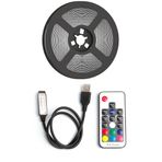 Tv Arkası Animasyonlu RGB Şerit Led Seti Kumandalı 3 Metre - Cata - 5v Usb girişli