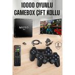 Tv Box Çift Oyun Kollu 10000 Oyunlu Atari