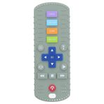TV Kontrol Diş Çıkarma Oyuncak, Anksiyete Rahatlatmak Aşınmaya Dayanıklı Silikon Bebek Diş Çıkarma Oyuncak Bebek Duş Için (Yeşil)