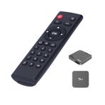 TV Kutusu Uzaktan Kumanda, ABS Kabuk Silikon Düğme TX6 TV Uzaktan Değiştirme Android TV Kutusu için Tanix TX5 TX3, TX6 TX92 için