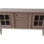 Tv Sehpa St 17455 Wındovs Klasik Model Kayin Torna Retro Ayak Ham Renk El Yapim