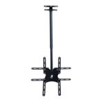 TV Sehpası Çift Taraflı Tavan TV Montaj Aparatı, Tam Hareketli 360° Dönebilen TV Aparatı 32-75 İnç Düz Panel Televizyonlara Uygun, Maksimum 400x400mm, 2,5 m,2.5m