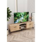 TV Sehpası Tasarım Çok Amaçlı Televizyon Ünitesi Raflı Dolaplı Salon Oturma Odası Vera