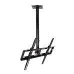 TV Sehpası Tavan TV Montajı, TV Braketi 32-55 inç Düz Panel Ekrana Uygun, Maksimum 400x400 mm, Maksimum 110 lbs/50 kg'a Kadar Yükleme, Beyaz, Siyah, B-0.51.5 m,B-0.51.5m
