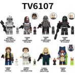 TV6107 Bilim Kurgu Serisi Klon Komutanı Echo Ahsoka Minifigures Yapı Taşları Oyuncak Montajı (Yurt Dışından) - Parçalı Set
