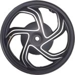 Tvs Jupiter 125 Arka Jant Çelik 2.15 x 12 Siyah Euro 5 Orjinal - Black