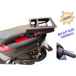Tvs Ntorq 125 Kurye Çanta Demiri (Kayar Sistemli) - Mat Siyah