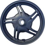 Tvs Wego 110 Ön Jant 1.85-12 Siyah (Kampanalı Tip) Orj