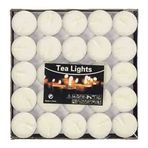 Tvshopmarket Tealight 25'li Beyaz Mum