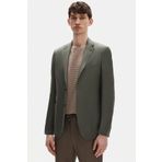 Tween Slim Fit Haki %100 Keten Kumaş Ceket