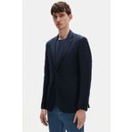 Tween Slim Fit Lacivert %100 Keten Kumaş Ceket