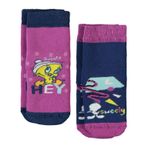 Tweety Kız Bebek Çorap 0-24 Ay Mor