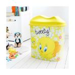 Tweety Lisanslı 5.5 Litre Hazneli Çocuk Odası Çöp Kovası - 000-Siyah - Option-1