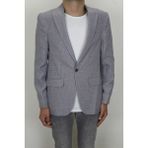 Twenhil Fistan Store Erkek Taş Spor Kesim Rahat Kalıp Tek Düğme Yazlık Blazer Ceket - 48 - 6 Drop