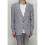 Twenhil Fistan Store Erkek Taş Spor Kesim Rahat Kalıp Tek Düğme Yazlık Blazer Ceket - 50 - 6 Drop