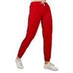 Twenty3 Kadın Beli ve Paçası Lastikli Eşofman Altı - 2XL - Kırmızı