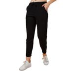 Twenty3 Kadın Beli ve Paçası Lastikli Eşofman Altı - XL - Siyah