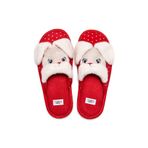 Twigy Bunny Çocuk Ev Terliği Kırmızı 30/35