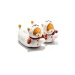 Twigy Eskimo Kadın,garson Boy Hayvanlı Panduf Beyaz 36/41