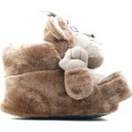 Twigy Monkey Unisex Hayvanlı Panduf Kahverengi 36/43