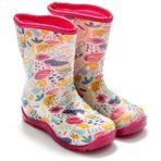 Twigy Nn0607 Yağmur Pembe Çocuk Çizme Kırmızı