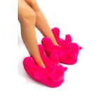 Twigy Pookie Kadın Hayvanlı Panduf Fuşya 36/41