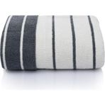 Twin Battaniye Soft Pamuklu Çift Kişilik Battaniye Antrasit Krem 200 x 220 5030A - Antrasit - Krem - 200 x 220 cm