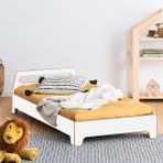 Twin Mdf Karyola Bebek ve Çocuk Yatağı - 90 x 190 cm - Beyaz