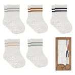 Twin Store 5'li Penye Kaymaz Çember Soket Çorap 10122 Ekru - Bitki Çayı