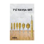 Twin Store 7'li Hss Titanyum Kaplı Kılavuz Havşa Matkap Ucu Seti + Otomatik Zımba - Seçenek