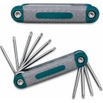 Twin Store 8 Parça Yıldız (Torx) Çakı Alyan Seti - 0- Koyu Mavi
