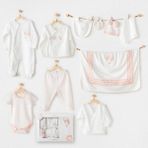 Twin Store AC25551 Newborn Set Pınk Baloons 10'lu Hastane Çıkışı Ekru - Bitki Çayı