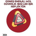 Twin Store Alüminyum Gövdeli LED Üçgen Reflektörlü Acil Işık - Adaçayı Yeşili