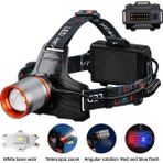 Twin Store Bedotech Bd-8 13W Tg + Smd LED Alüminyum Alaşımlı Zoomlu Type-C Şarjlı Kafa Feneri - 0,5