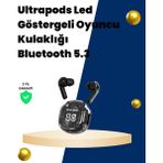 Twin Store Bluetooth 5.3 Kablosuz Kulaklık 30MM Sürücü LED Ekranlı Mikrofonlu - Seçenek