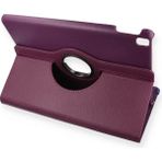 Twin Store Newface Apple iPad 10.2 (7.nesil) Kılıf 360 Tablet Deri Kılıf - Mürdüm