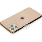 Twin Store Newface Apple iPhone 11 Pro Renkli Kamera Lens Koruma Cam - Yeşil-Sarı
