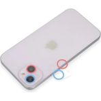 Twin Store Newface Apple iPhone 13 Renkli Kamera Lens Koruma Cam - Pembe-Mavi