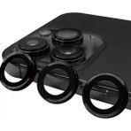 Twin Store Newface Apple iPhone 15 Pro Raze Metal Kamera Lens - Siyah