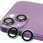 Twin Store Newface Apple iPhone 15 Raze Metal Kamera Lens - Yeşil