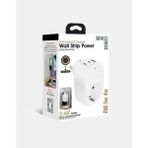 Twin Store Tekli Yüksek Voltaj Korumalı Duvar Prizi 2x Type-C 1x USB Çıkışlı Priz Grup Priz Çoğaltıcı Beyaz