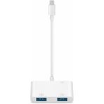 Twin Store ZR540 2 USB 1 Lightning Camera Adapter - 0 - Siyah
