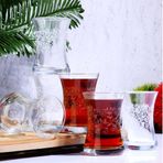 Twiner işlemeli çay bardağı - 6 lı çay bardak