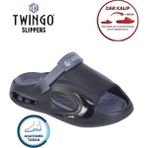 Twingo Günlük Ortopedik Lux Eva Terlik - Siyah - Füme