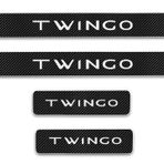 Twingo Karbon Kapı Eşiği Koruma Sticker (4 Adet)